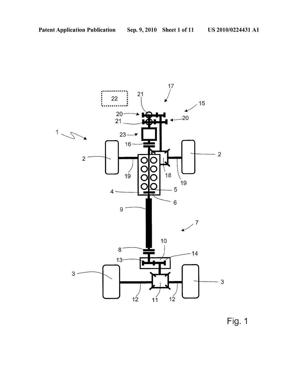 OPTIONALLY CONNECTABLE FOUR-WHEEL DRIVE VEHICLE - diagram, schematic, and image 02