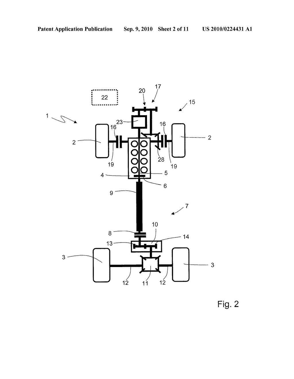 OPTIONALLY CONNECTABLE FOUR-WHEEL DRIVE VEHICLE - diagram, schematic, and image 03