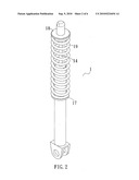 Stepless pressure-varying shock absorber diagram and image