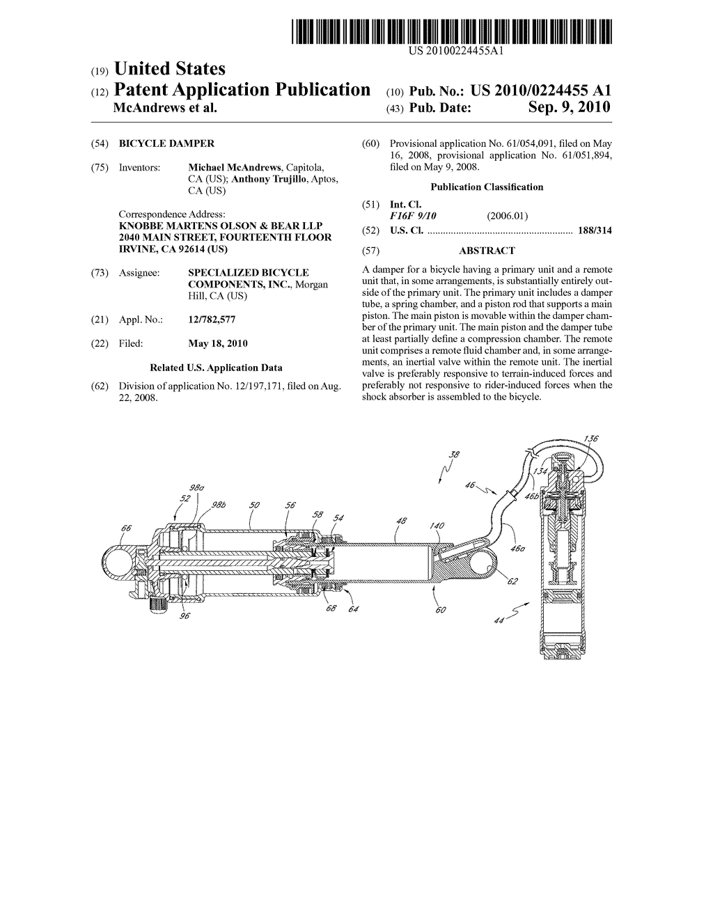 BICYCLE DAMPER - diagram, schematic, and image 01