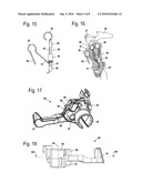 Portable handheld work apparatus diagram and image