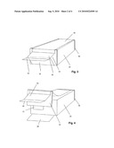 TRANSPORTABLE ARRANGEMENT COMPRISING A PACK OF INSERTION ENVELOPES LYING FLAT AGAINST ONE ANOTHER AND A PACKAGING diagram and image