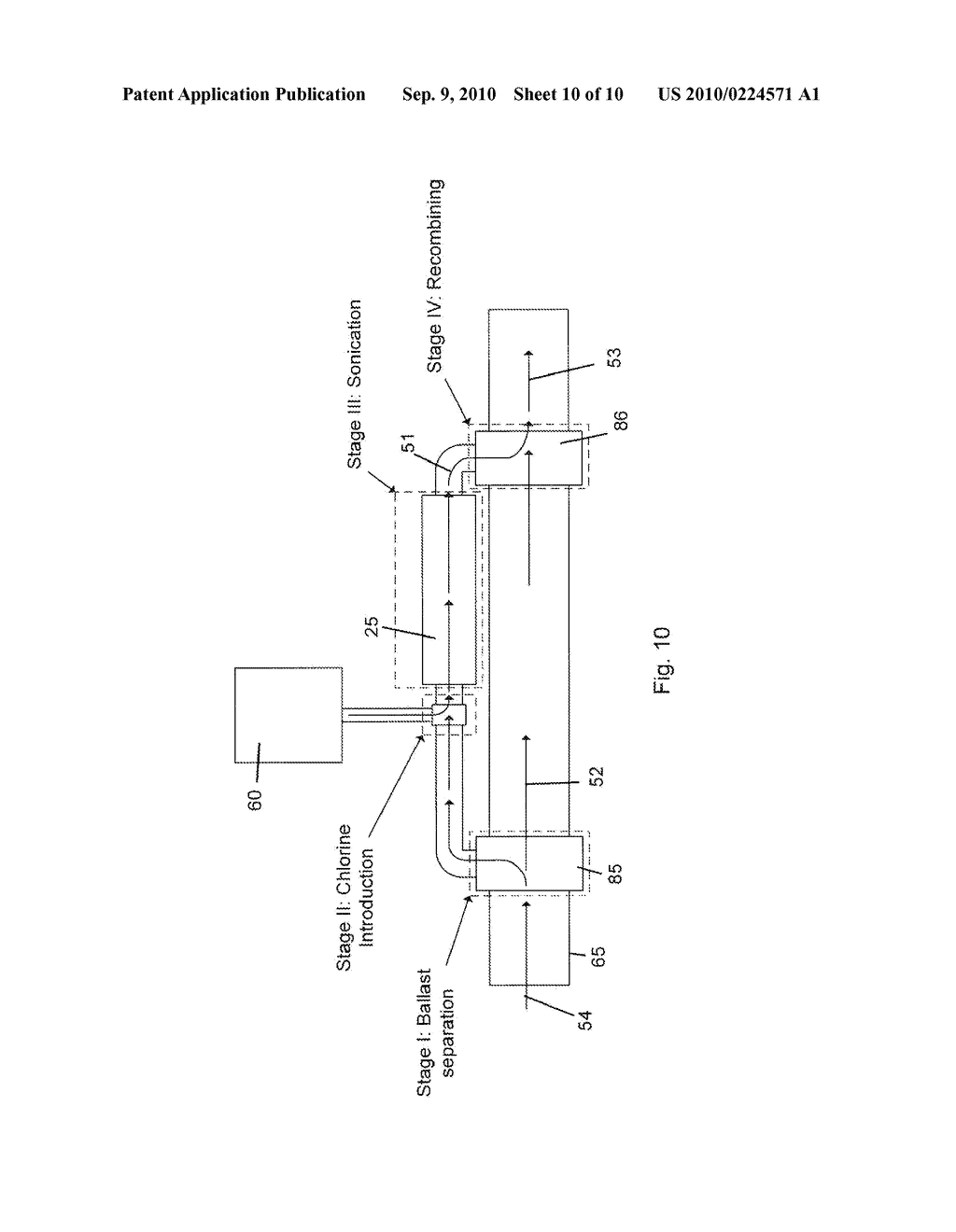 ULTRASOUND BALLAST WATER TREATMENT DEVICE AND METHOD - diagram, schematic, and image 11