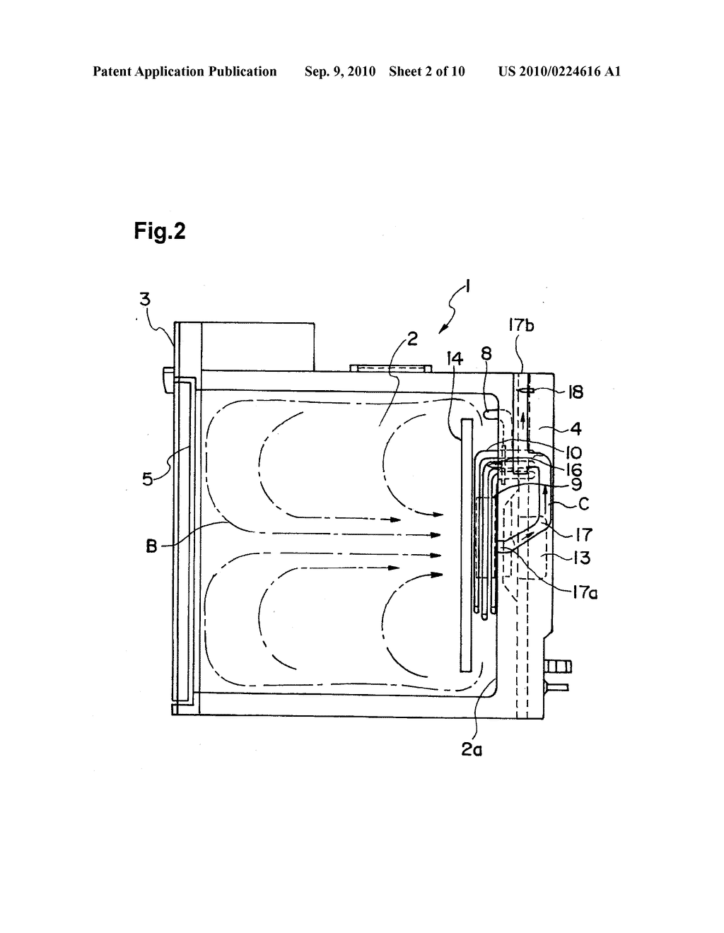 STEAM OVEN FOR AIRCRAFT INCLUDING SAFETY VALVE FOR WATER LEAKAGE PREVENTION PURPOSES - diagram, schematic, and image 03