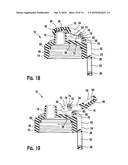 CAP ADAPTED TO ENGAGE CONTAINER WITH ANOTHER OBJECT diagram and image