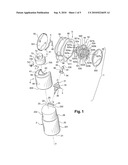 ASSEMBLY FOR PACKAGING AND DISPENSING A COSMETIC PRODUCT diagram and image