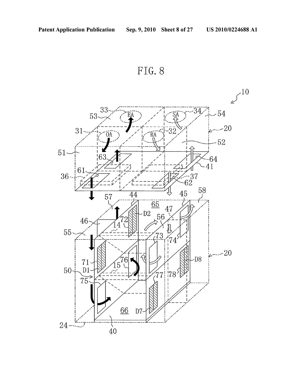 HUMIDITY CONTROL APPARATUS AND VENTILATION APPARATUS - diagram, schematic, and image 09