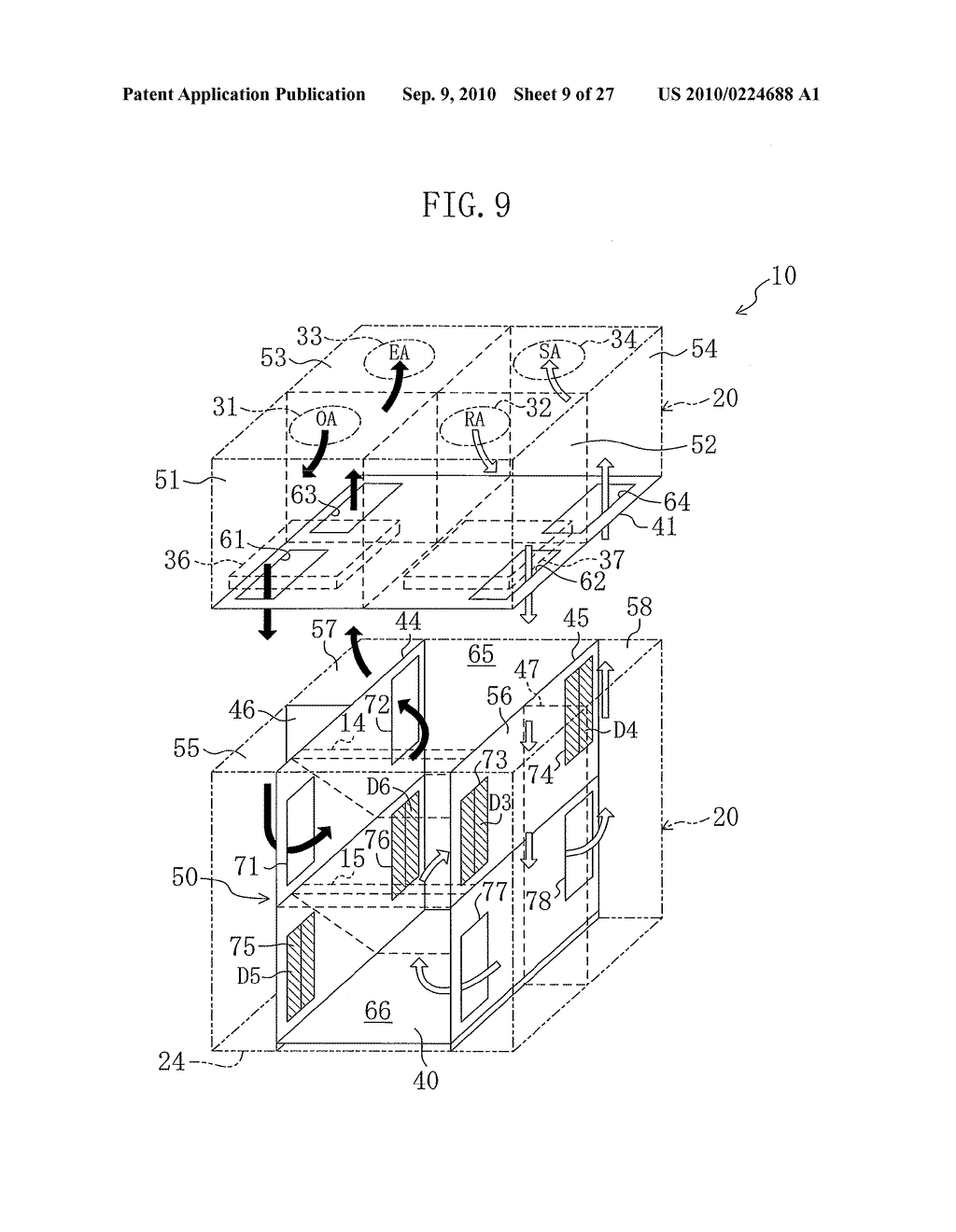 HUMIDITY CONTROL APPARATUS AND VENTILATION APPARATUS - diagram, schematic, and image 10