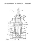 VALVE ASSEMBLY COMPRISING A TORQUE LIMITER diagram and image