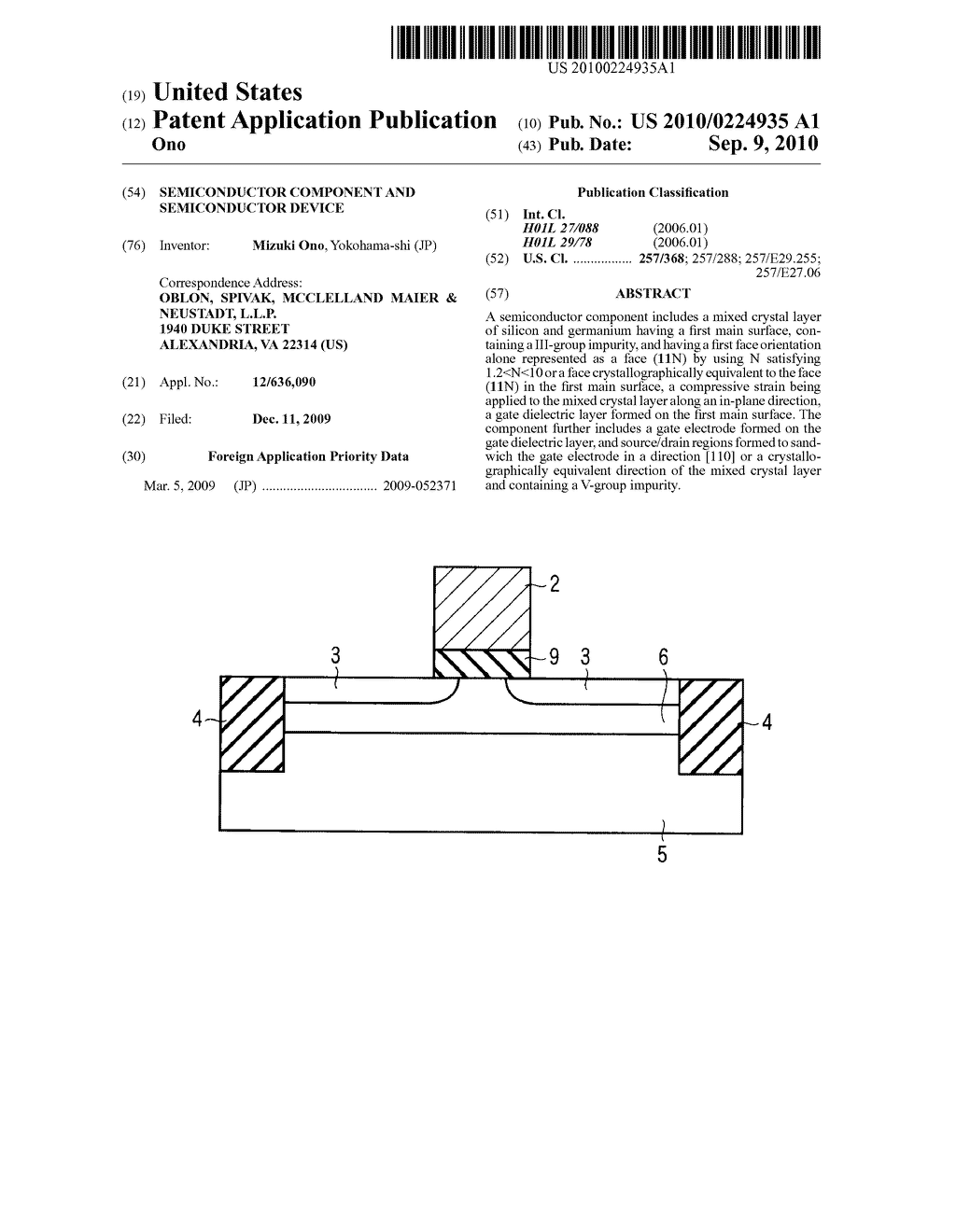 SEMICONDUCTOR COMPONENT AND SEMICONDUCTOR DEVICE - diagram, schematic, and image 01