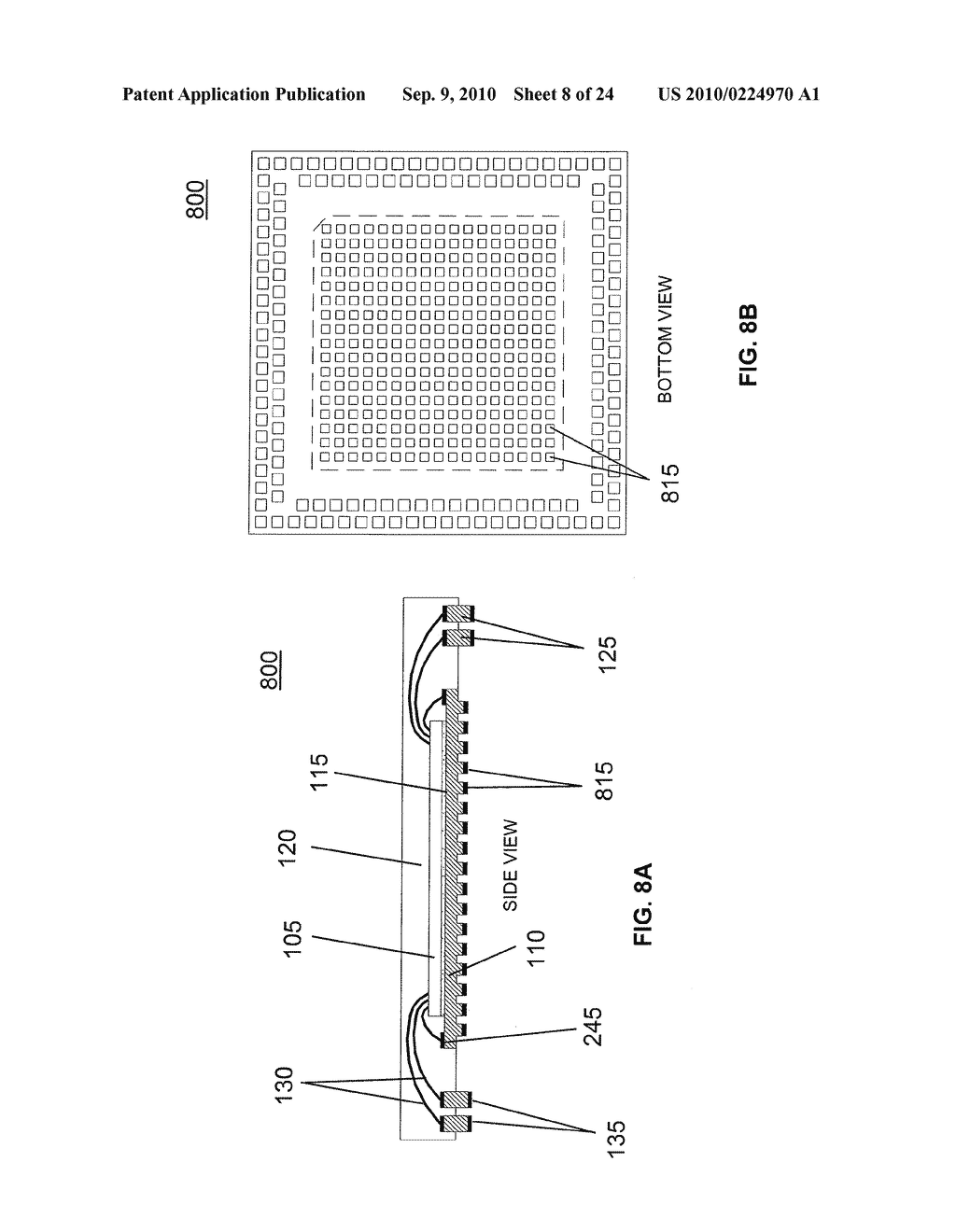 LEADLESS INTEGRATED CIRCUIT PACKAGE HAVING STANDOFF CONTACTS AND DIE ATTACH PAD - diagram, schematic, and image 09