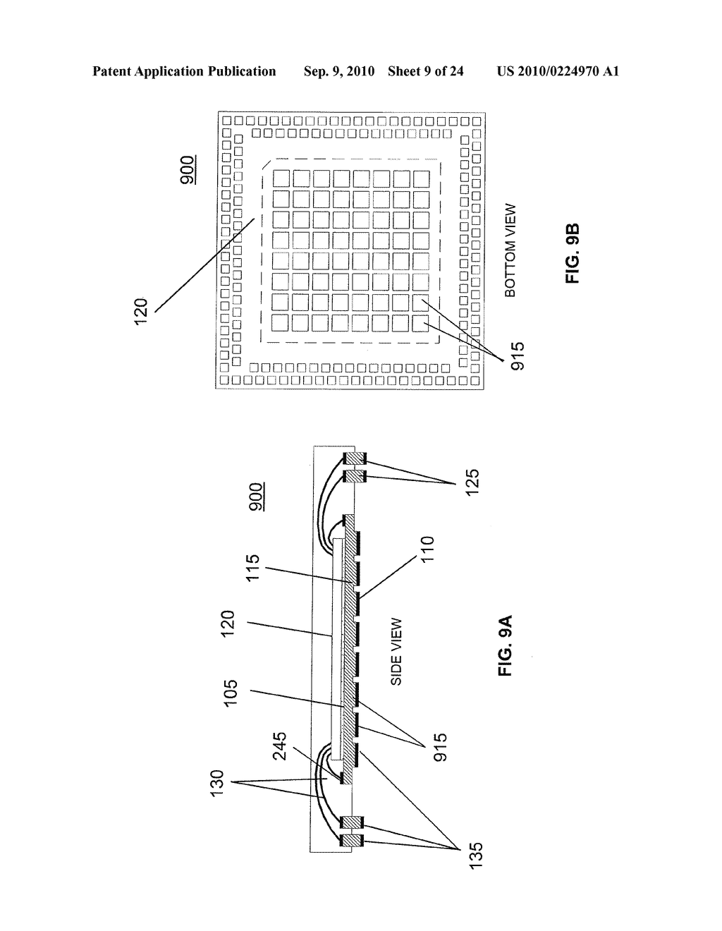 LEADLESS INTEGRATED CIRCUIT PACKAGE HAVING STANDOFF CONTACTS AND DIE ATTACH PAD - diagram, schematic, and image 10