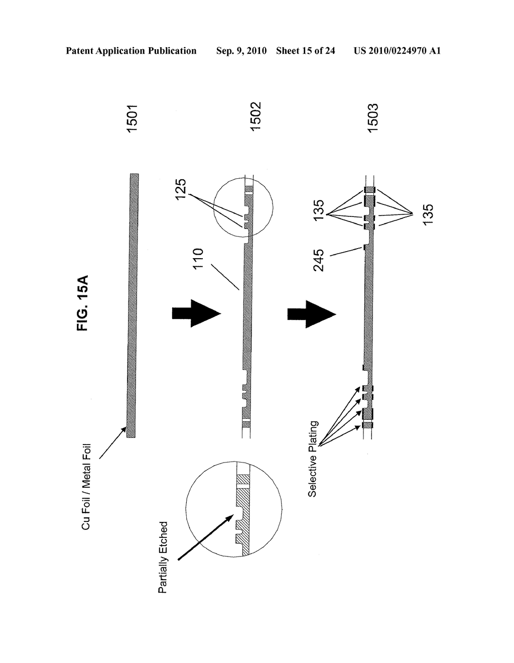 LEADLESS INTEGRATED CIRCUIT PACKAGE HAVING STANDOFF CONTACTS AND DIE ATTACH PAD - diagram, schematic, and image 16