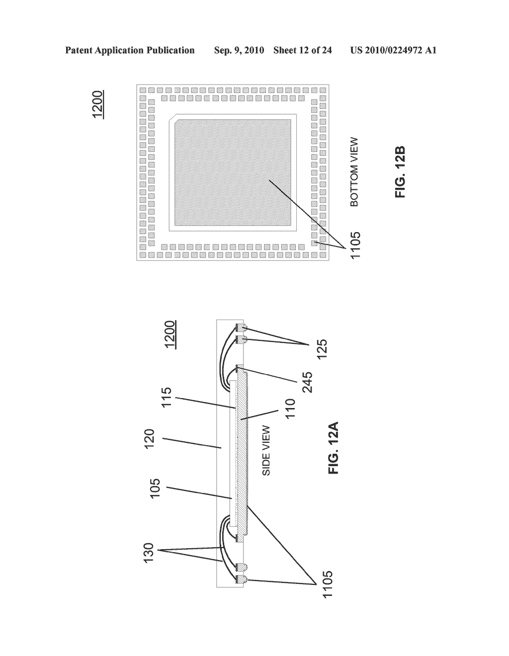 LEADLESS INTEGRATED CIRCUIT PACKAGE HAVING STANDOFF CONTACTS AND DIE ATTACH PAD - diagram, schematic, and image 13