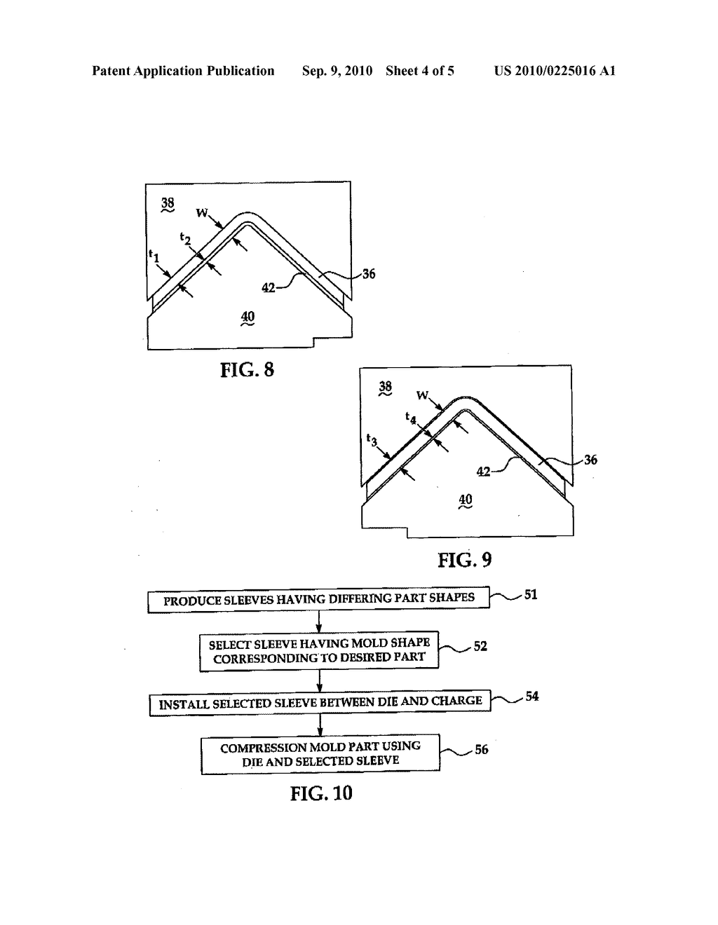 TOOL SLEEVE FOR MOLD DIE AND METHOD OF MOLDING PARTS USING THE SAME - diagram, schematic, and image 05