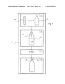 Method and device for manufacturing and filling thin-walled beverage containers diagram and image