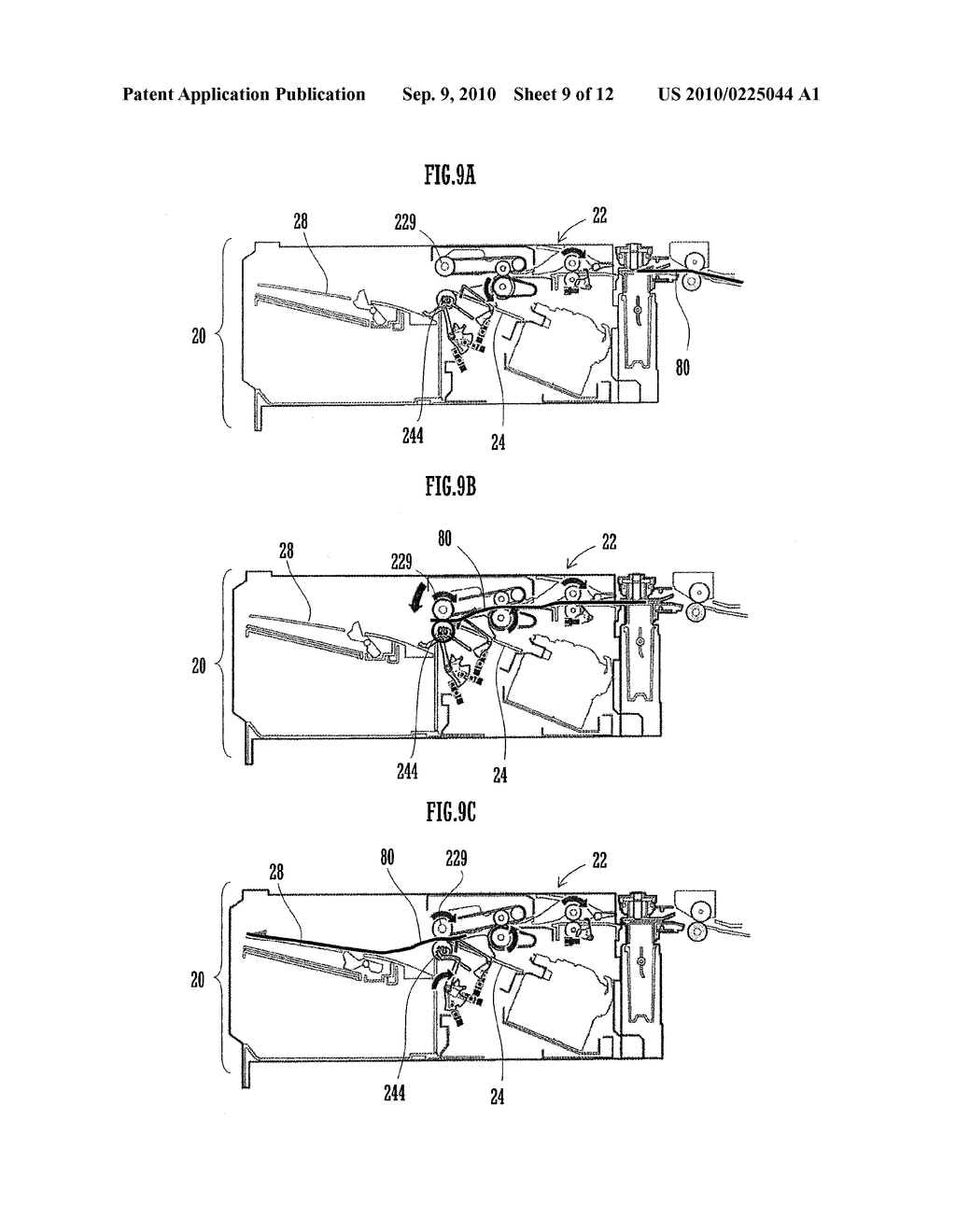 POST-PROCESSING DEVICE AND IMAGE FORMING APPARATUS PROVIDED WITH THE SAME - diagram, schematic, and image 10
