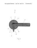 Actuating Handle for a Door diagram and image