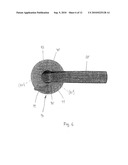 Actuating Handle for a Door diagram and image