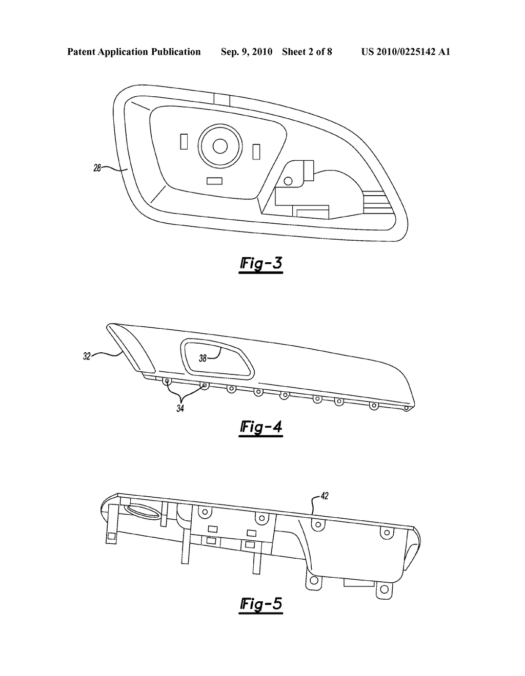 DOOR TRIM PANEL ASSEMBLY AND METHOD - diagram, schematic, and image 03