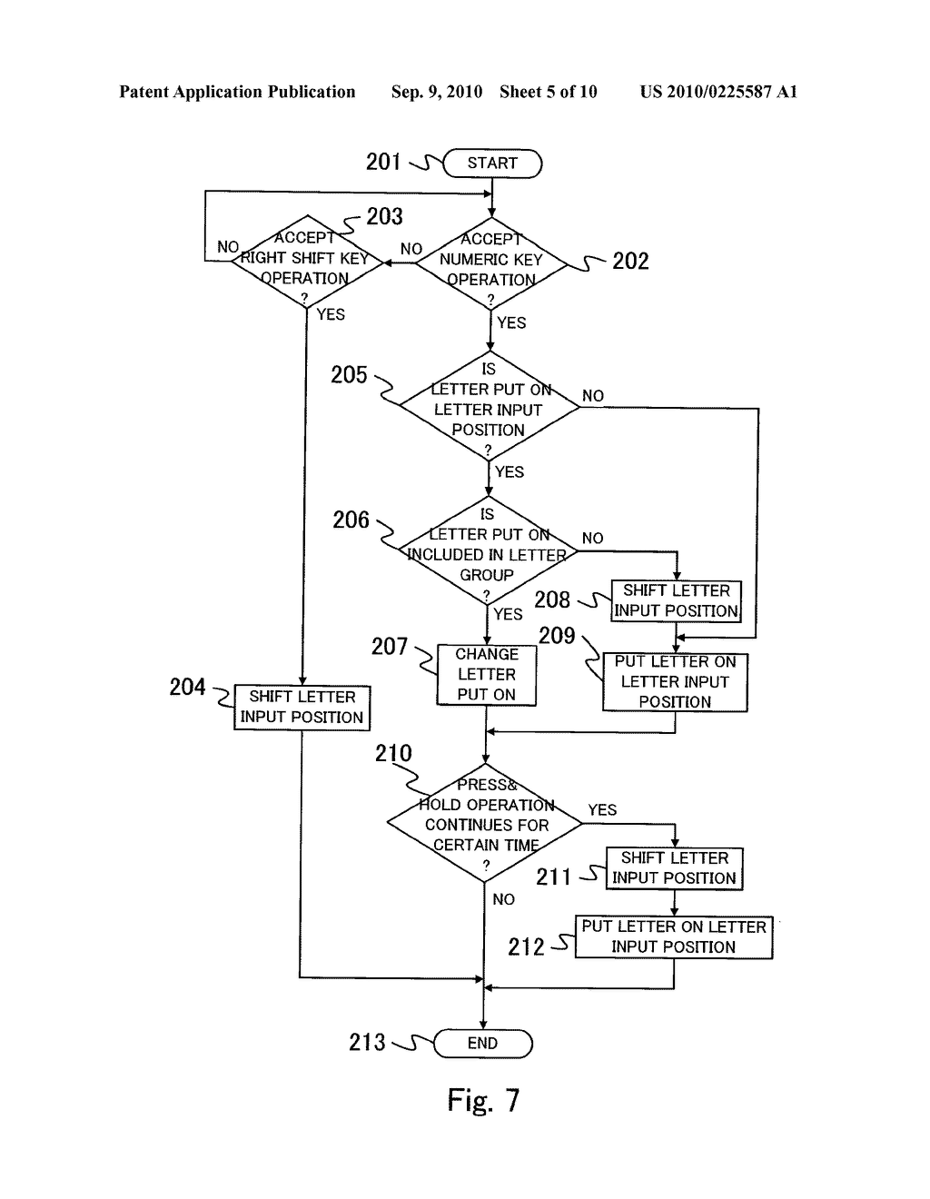 ELECTRONIC DEVICE AND PROGRAM FOR ENTERING CHARACTER - diagram, schematic, and image 06