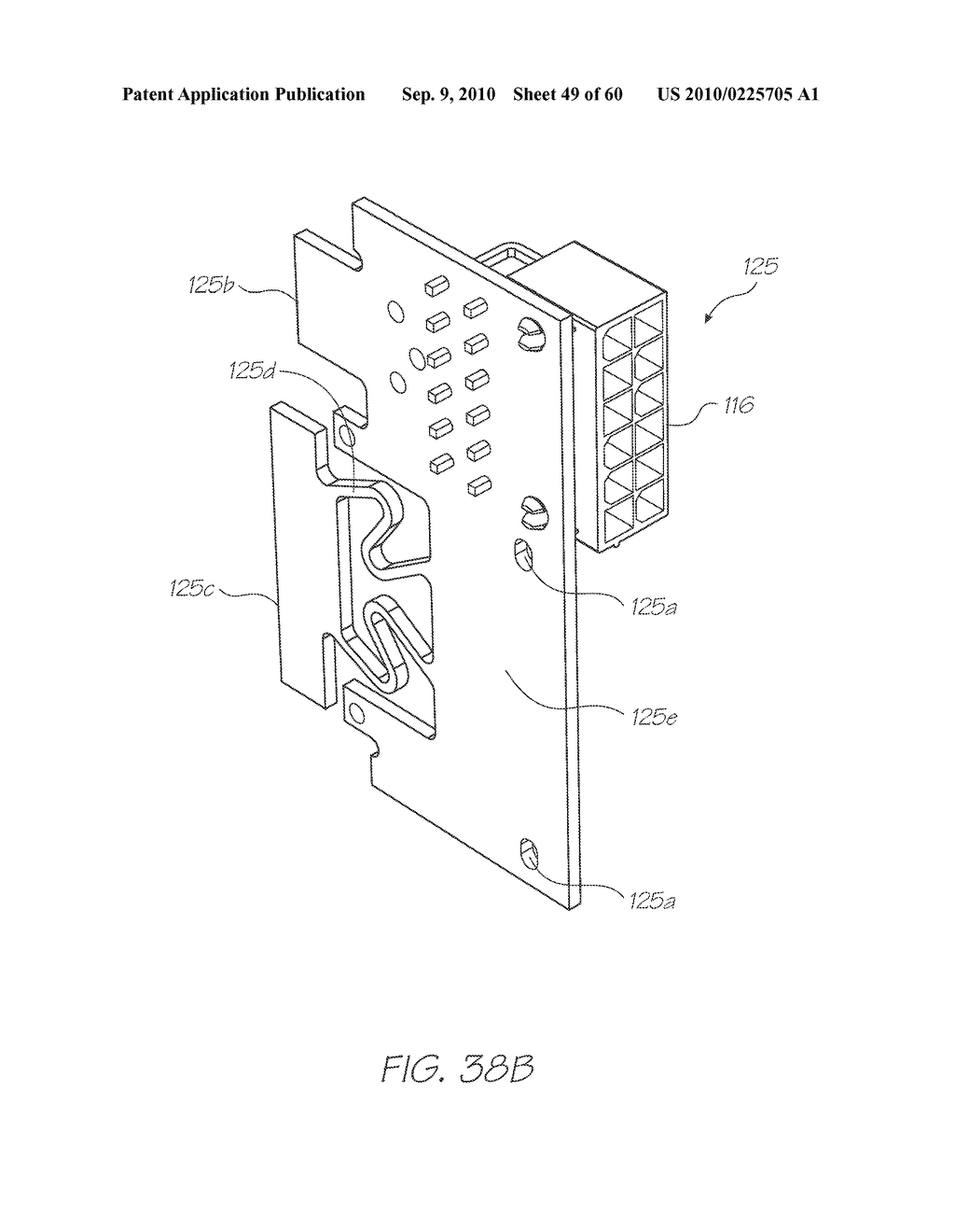 PRINTHEAD ASSEMBLY HAVING MODULAR PRINTHEAD TILE SUPPORT STRUCTURE WITH INTEGRATED ELECTRICAL CONNECTOR ASSEMBLIES - diagram, schematic, and image 50