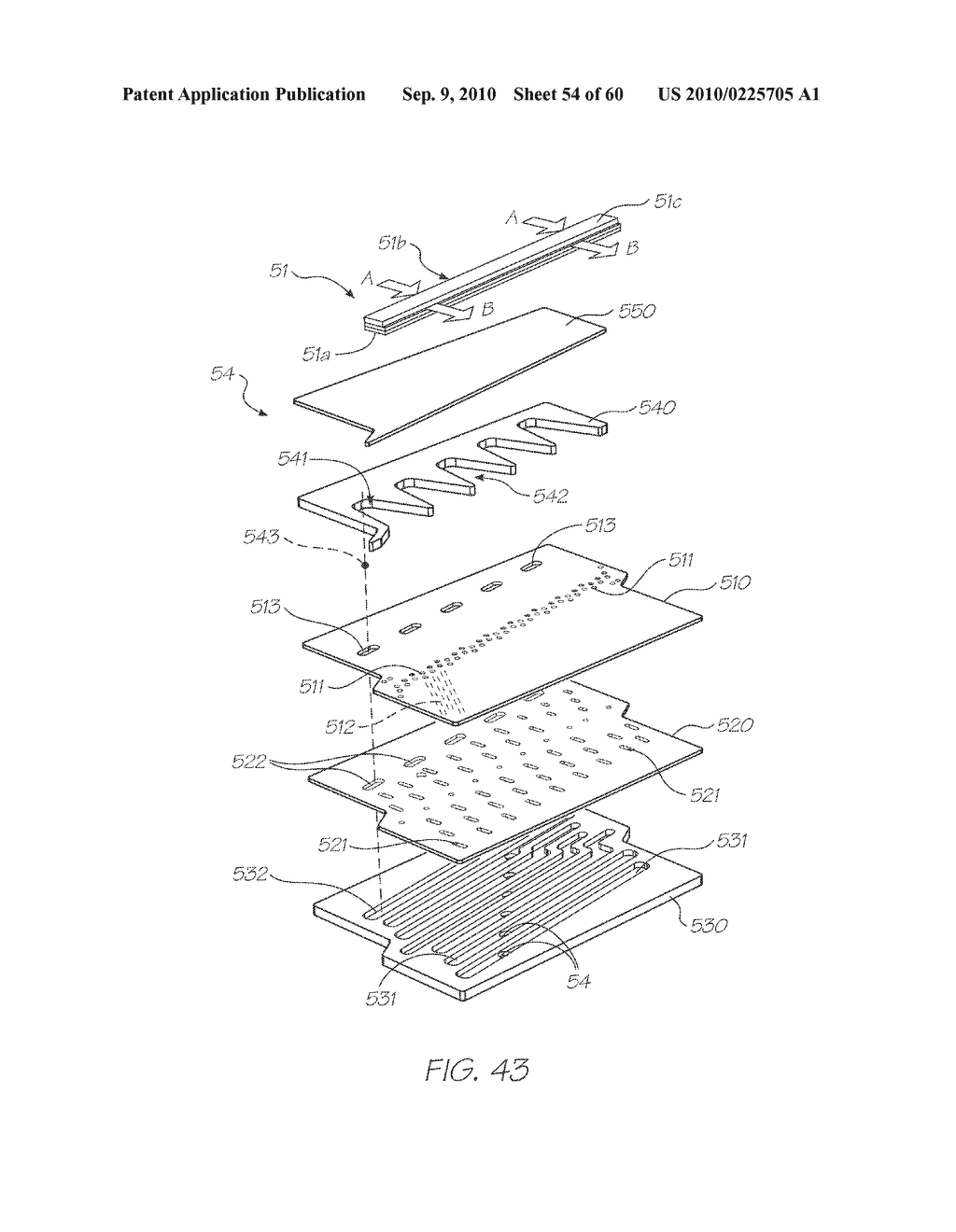 PRINTHEAD ASSEMBLY HAVING MODULAR PRINTHEAD TILE SUPPORT STRUCTURE WITH INTEGRATED ELECTRICAL CONNECTOR ASSEMBLIES - diagram, schematic, and image 55