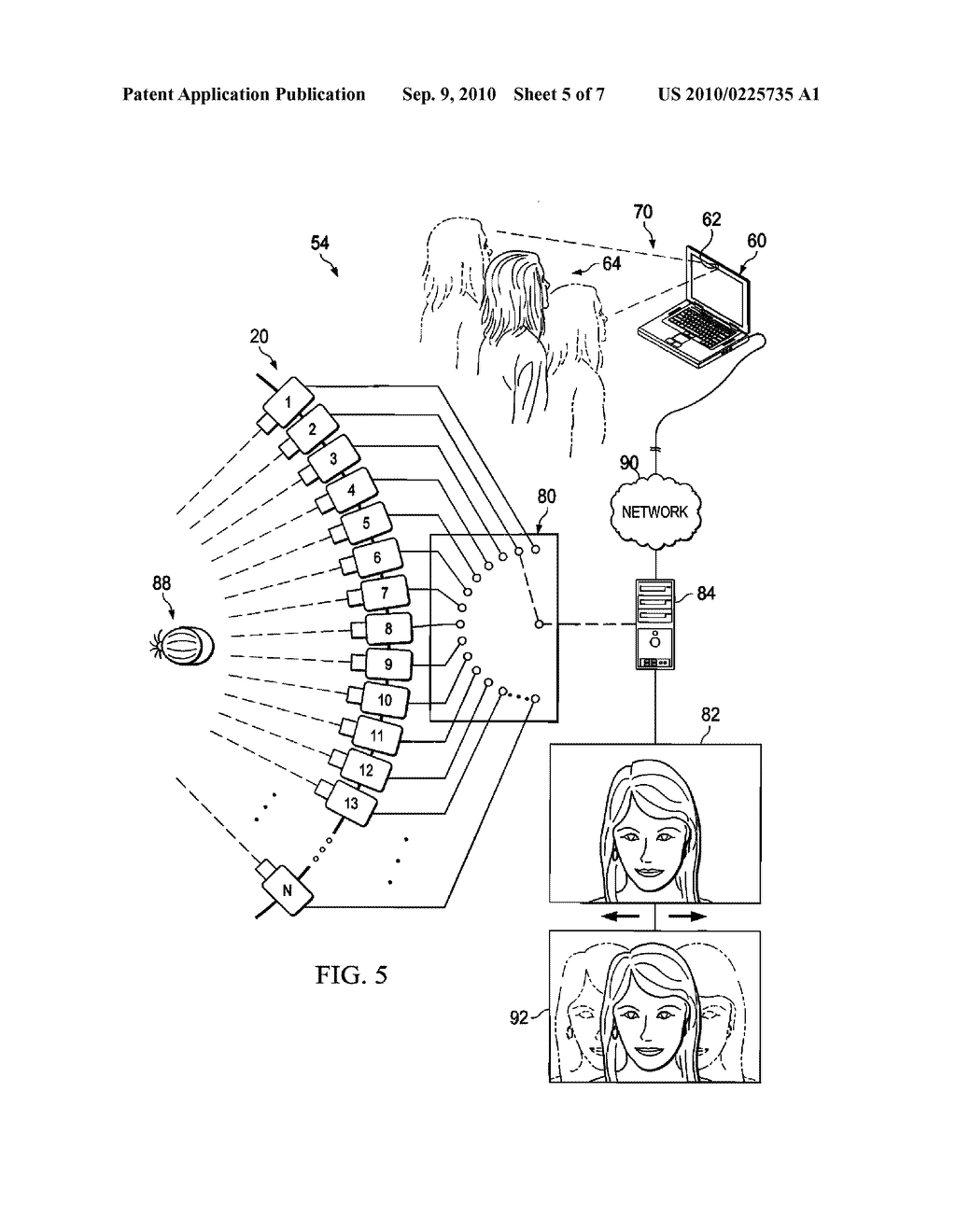 SYSTEM AND METHOD FOR PROVIDING THREE DIMENSIONAL IMAGING IN A NETWORK ENVIRONMENT - diagram, schematic, and image 06