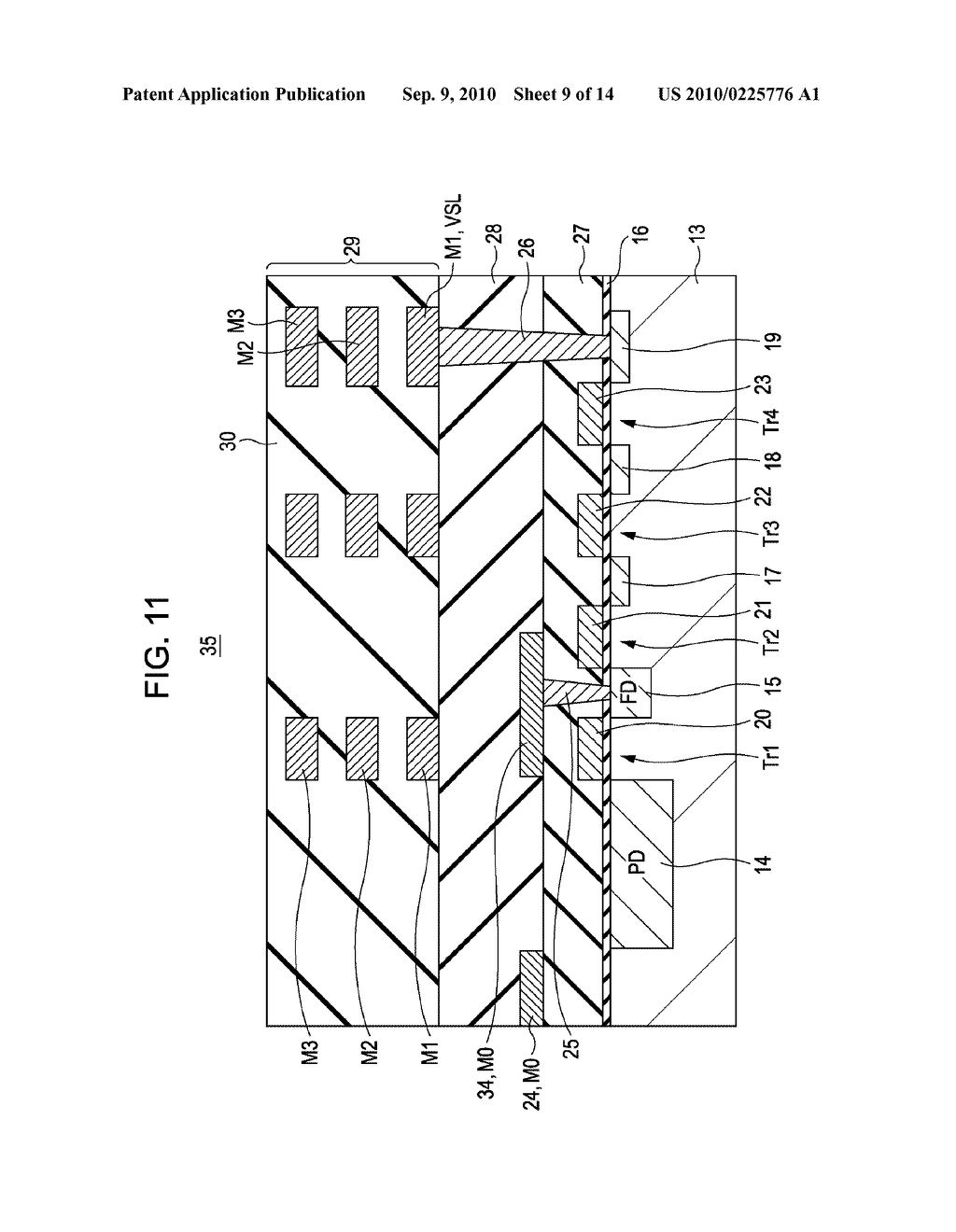 SOLID-STATE IMAGING DEVICE, FABRICATION METHOD FOR THE SAME, AND ELECTRONIC APPARATUS - diagram, schematic, and image 10