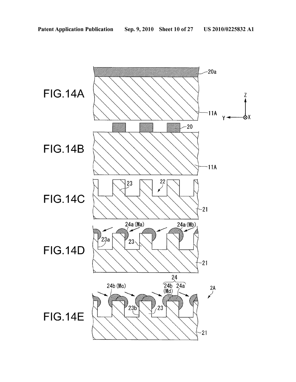 POLARIZING ELEMENT AND METHOD FOR MANUFACTURING THE SAME, PROJECTION TYPE DISPLAY, LIQUID CRYSTAL DEVICE, AND ELECTRONIC APPARATUS - diagram, schematic, and image 11