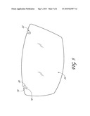 EYEWEAR WITH WIRE FRAME INSERTED INTO SLOTS IN LENSES diagram and image