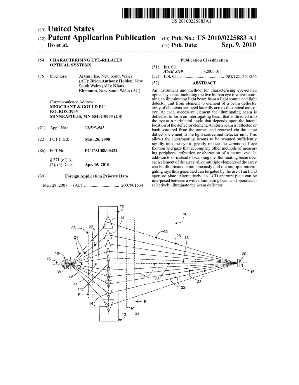 CHARACTERISING EYE-RELATED OPTICAL SYSTEMS - diagram, schematic, and image 01