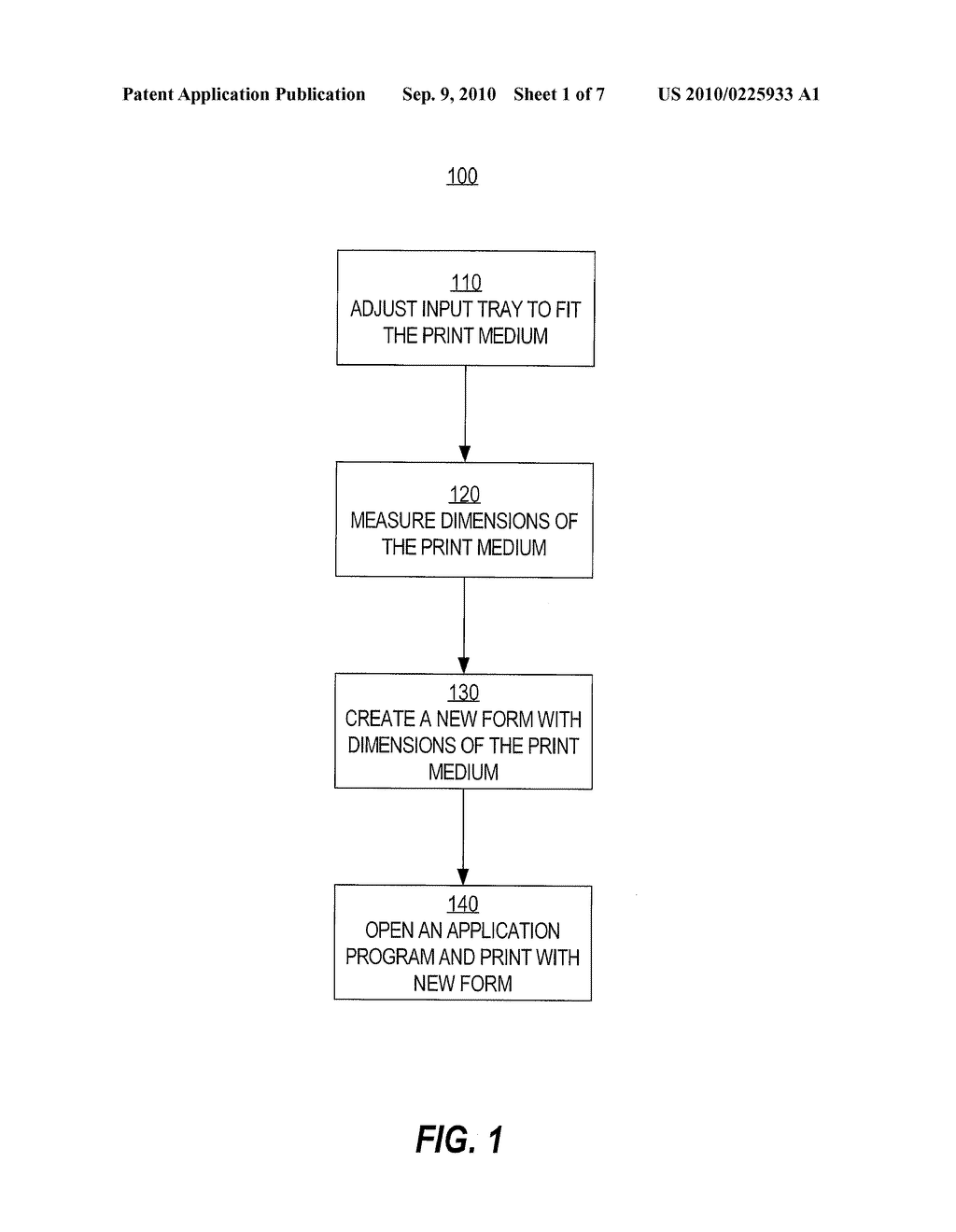 PAPER SIZE SUPPORT FOR A PRINT SYSTEM - diagram, schematic, and image 02