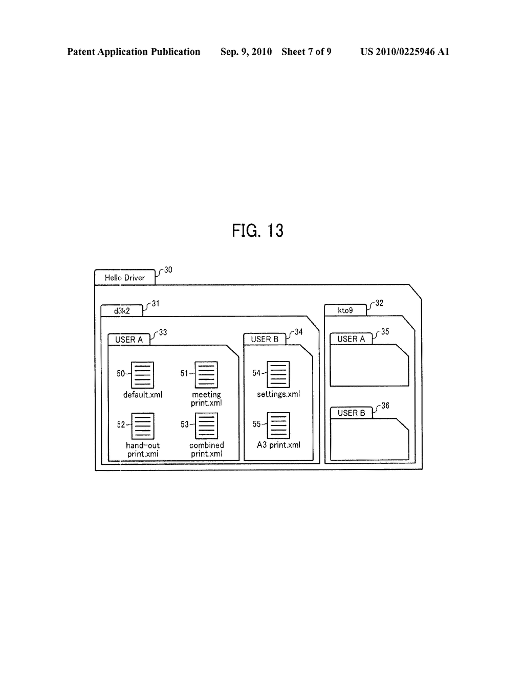 APPARATUS AND METHOD OF MANAGING PRINT SETTINGS DATA, AND RECORDING MEDIUM - diagram, schematic, and image 08