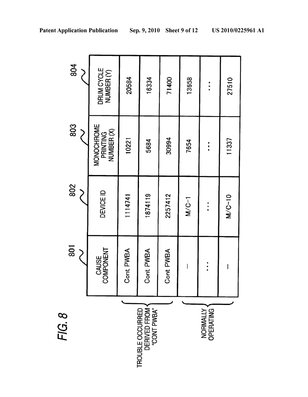 MONITORING DEVICE, INFORMATION PROCESSING SYSTEM AND COMPUTER READABLE MEDIUM - diagram, schematic, and image 10