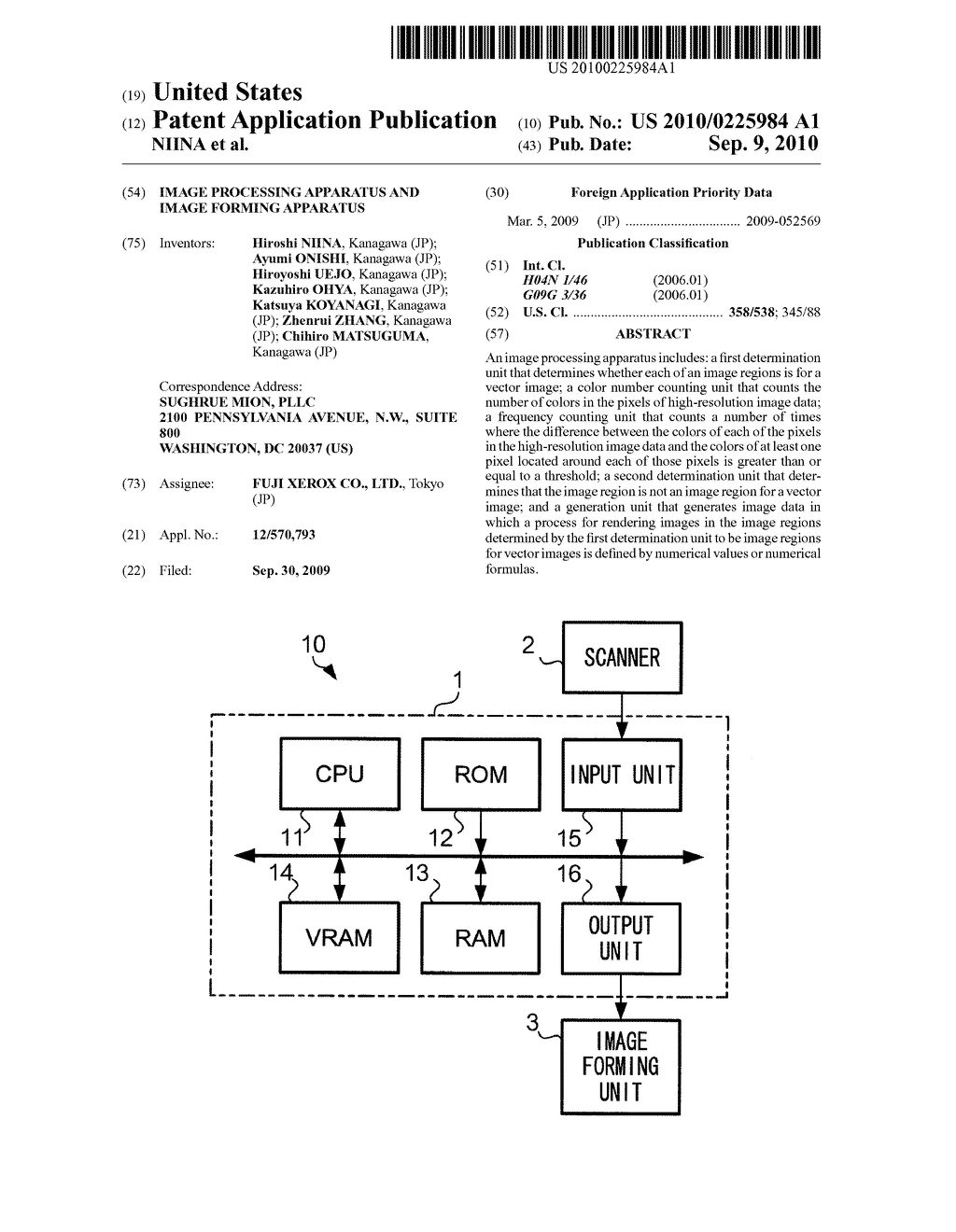 IMAGE PROCESSING APPARATUS AND IMAGE FORMING APPARATUS - diagram, schematic, and image 01