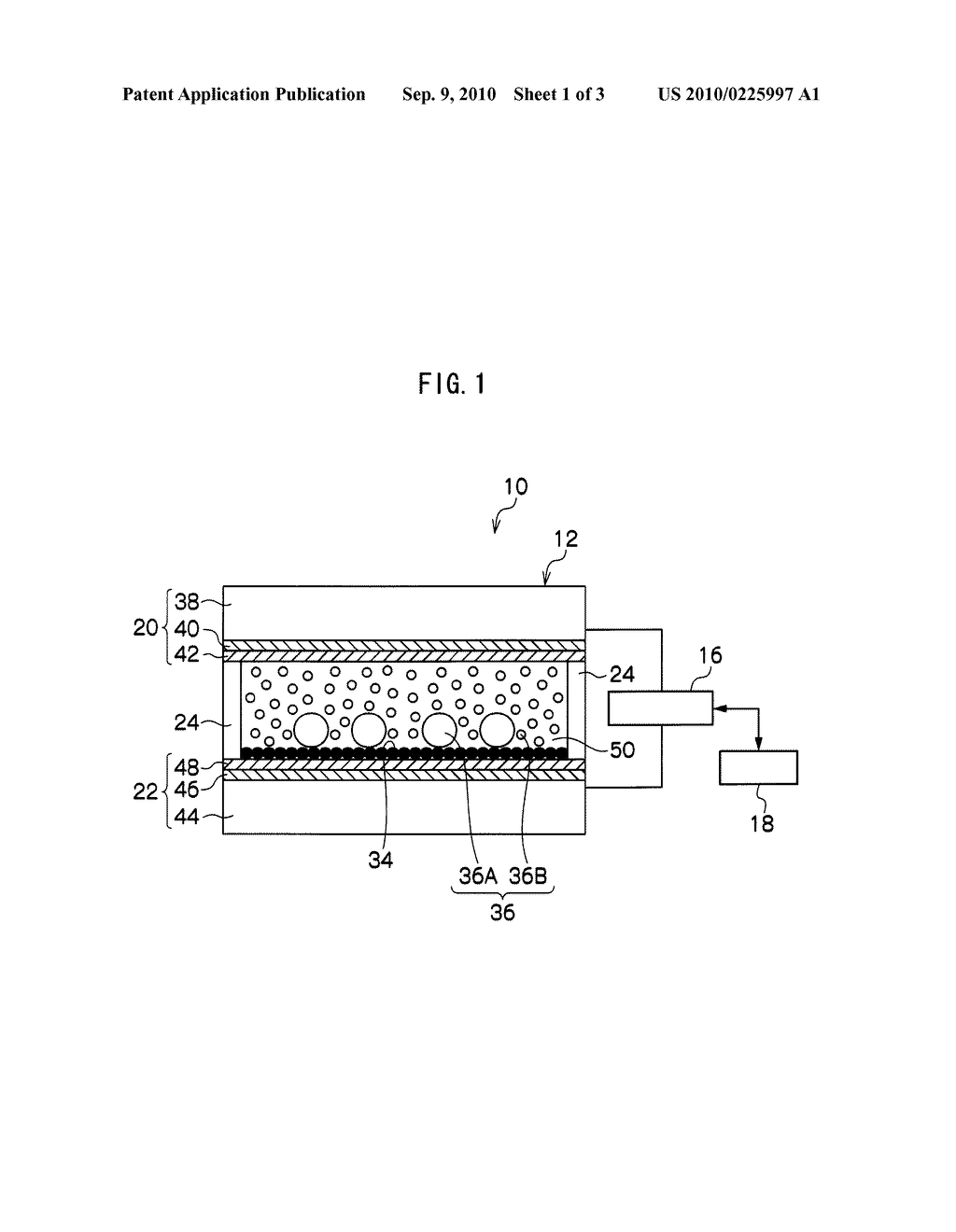 WHITE PARTICLES FOR DISPLAY, PARTICLE DISPERSION FOR DISPLAY, DISPLAY MEDIUM AND DISPLAY DEVICE - diagram, schematic, and image 02