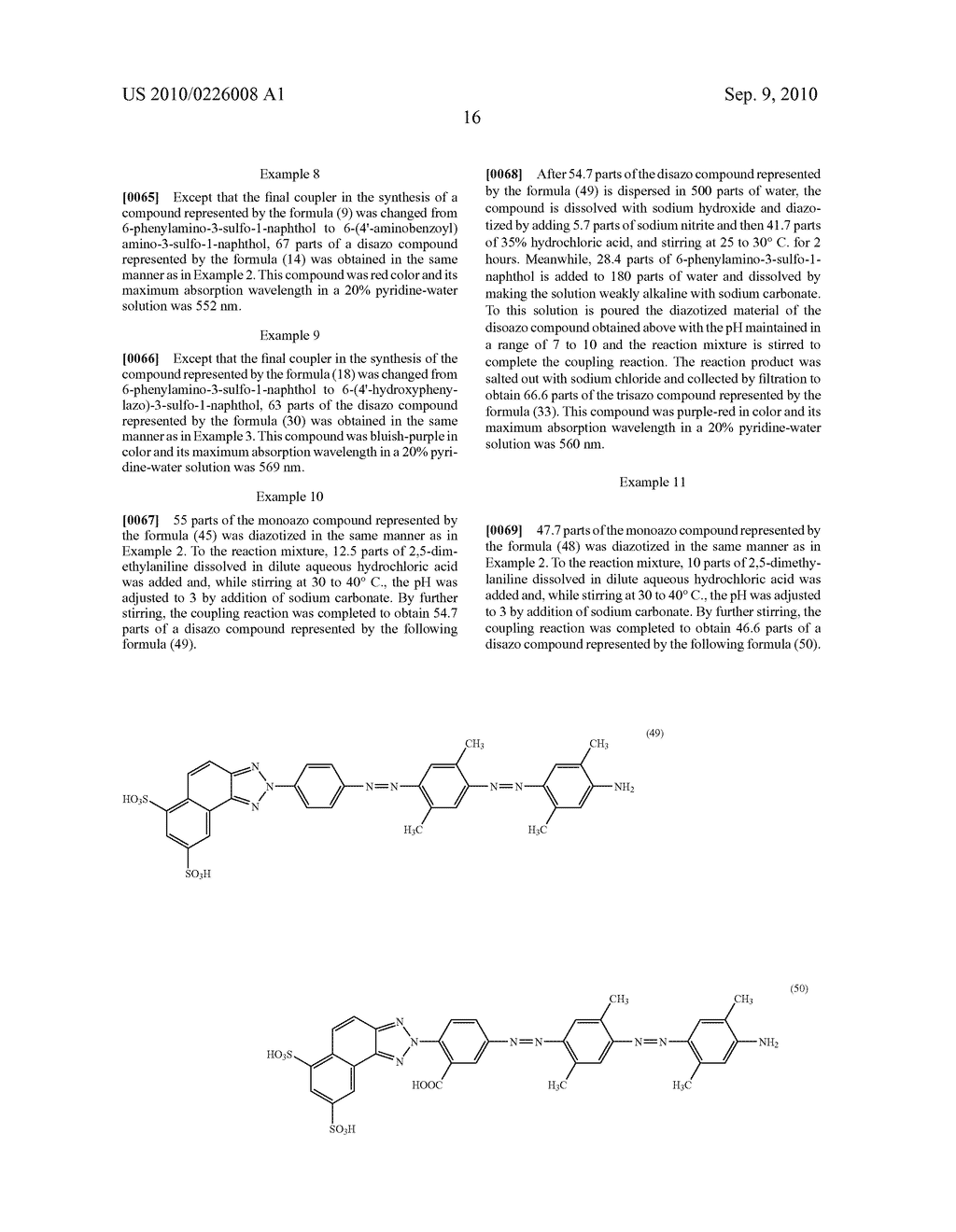 Azo Compound, And Dye-Containing Polarizing Film Comprising The Same - diagram, schematic, and image 17