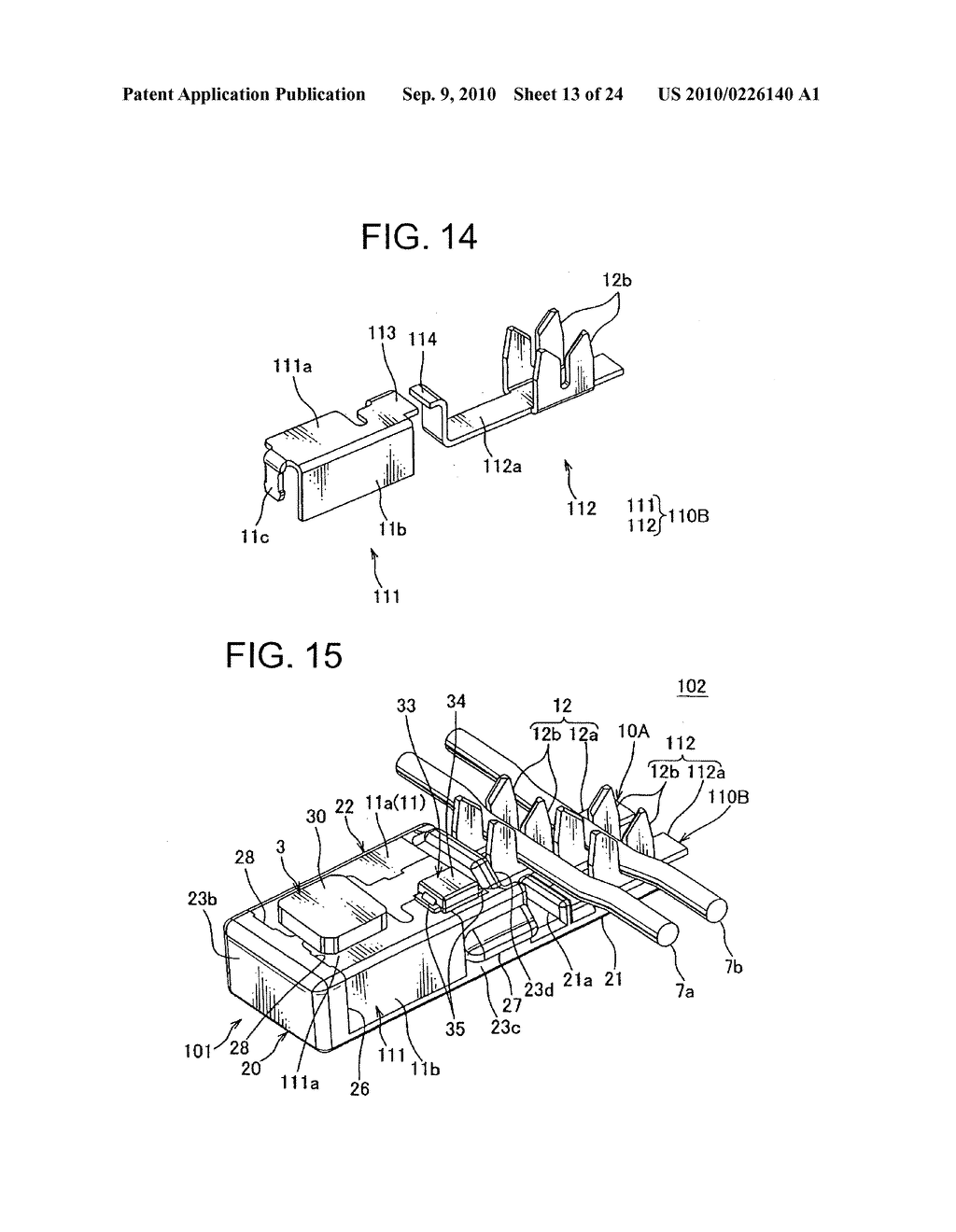 Connector, LED unit, and method for producing connector - diagram, schematic, and image 14