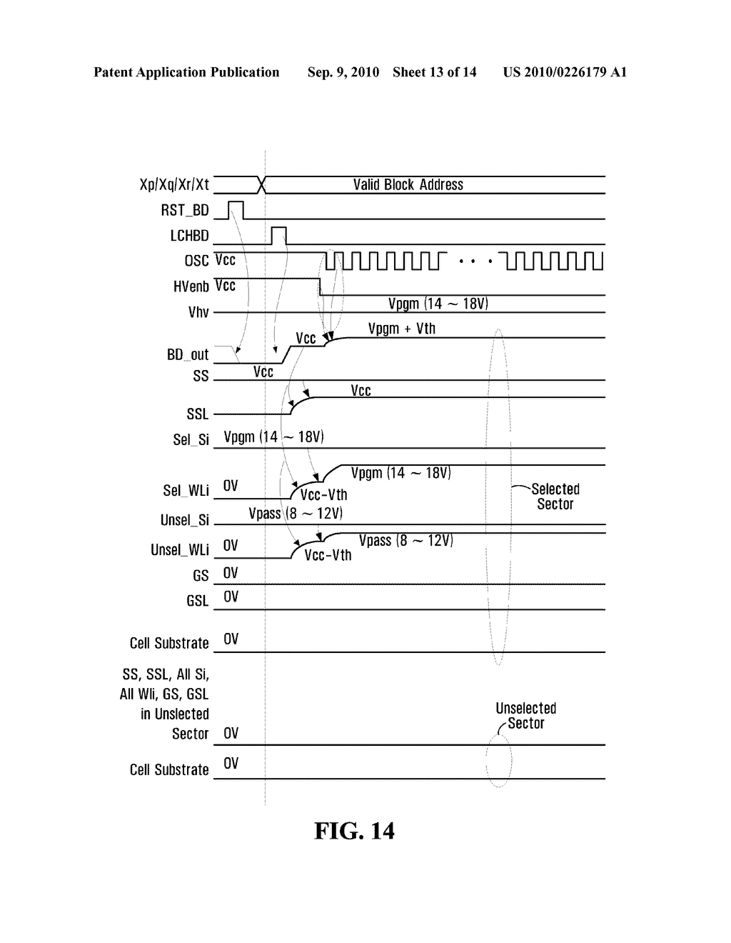 NAND FLASH ARCHITECTURE WITH MULTI-LEVEL ROW DECODING - diagram, schematic, and image 14