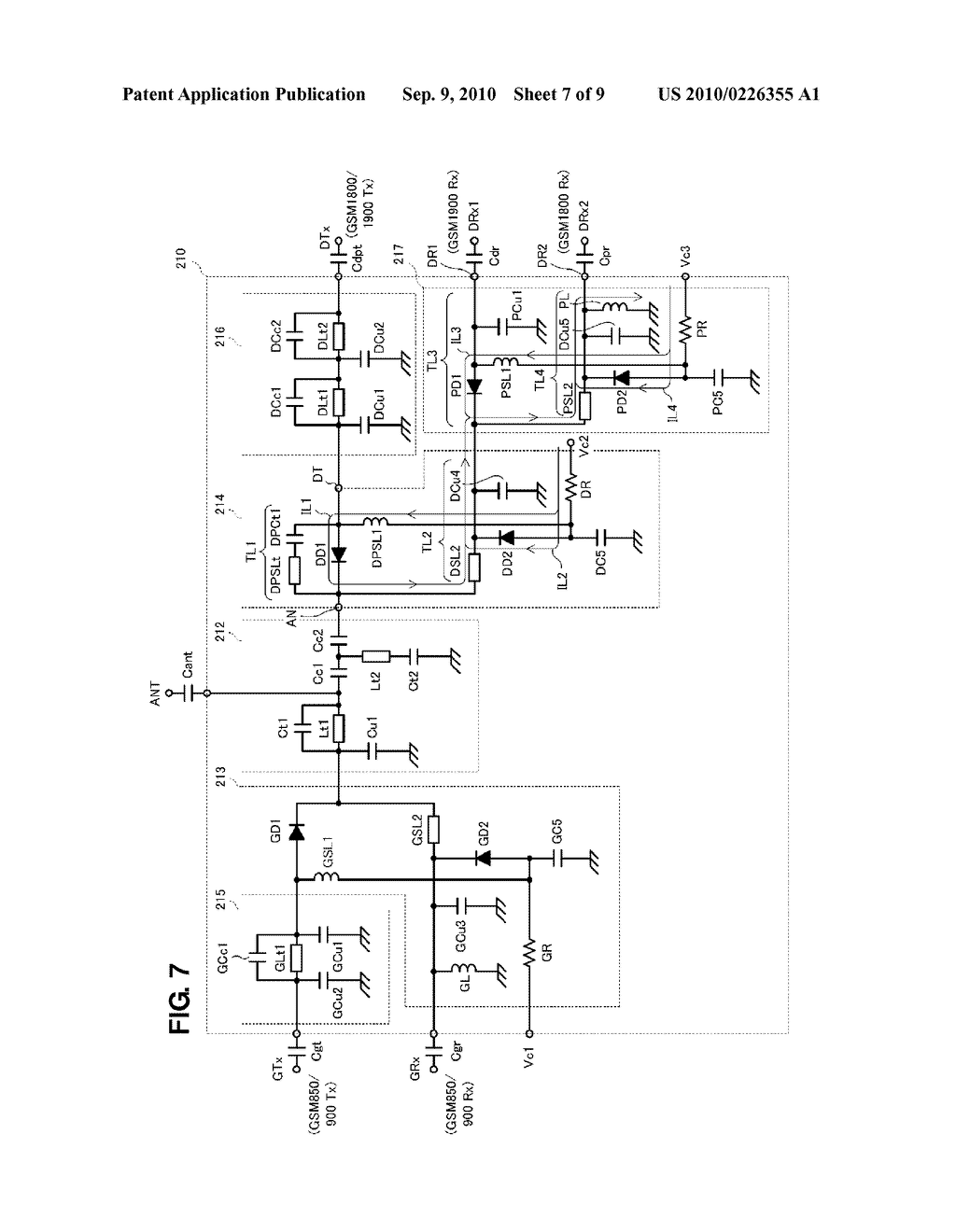 LOW-VOLTAGE CONTROL HIGH-FREQUENCY SWITCH AND COMPOSITE HIGH-FREQUENCY COMPONENT - diagram, schematic, and image 08