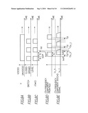 Echo canceller canceling an echo according to timings of producing and detecting an identified frequency component signal diagram and image