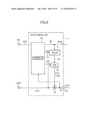 Echo canceller canceling an echo according to timings of producing and detecting an identified frequency component signal diagram and image