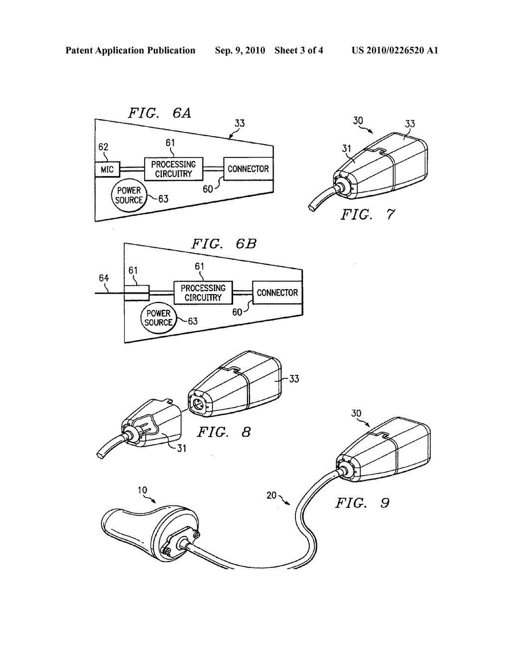 BTE/CIC Auditory Device and Modular Connector System Therefor - diagram, schematic, and image 04