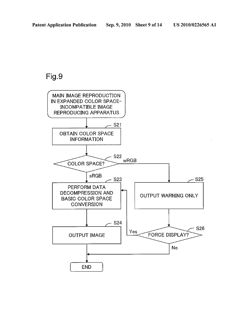 IMAGE REPRODUCTION USING A PARTICULAR COLOR SPACE - diagram, schematic, and image 10