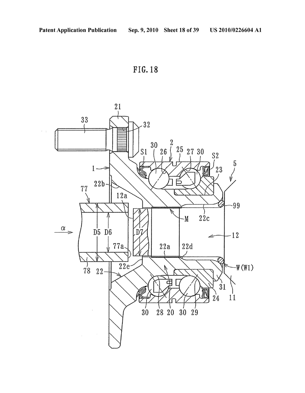 BEARING DEVICE FOR A WHEEL - diagram, schematic, and image 19