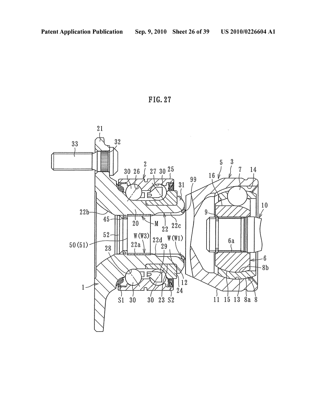 BEARING DEVICE FOR A WHEEL - diagram, schematic, and image 27