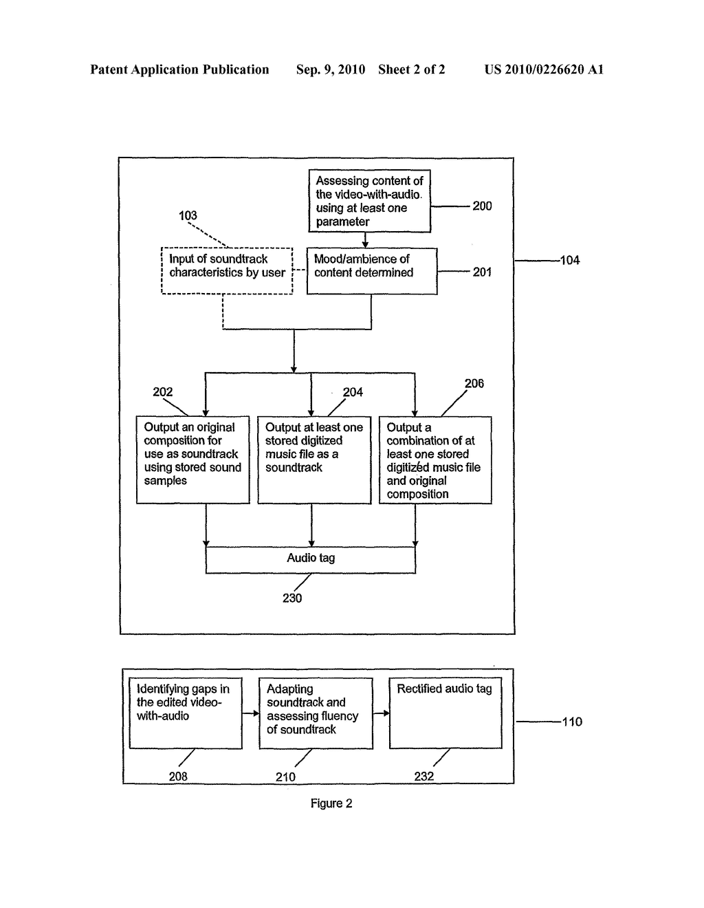  Method For Incorporating A Soundtrack Into An Edited Video-With-Audio Recording And An Audio Tag - diagram, schematic, and image 03