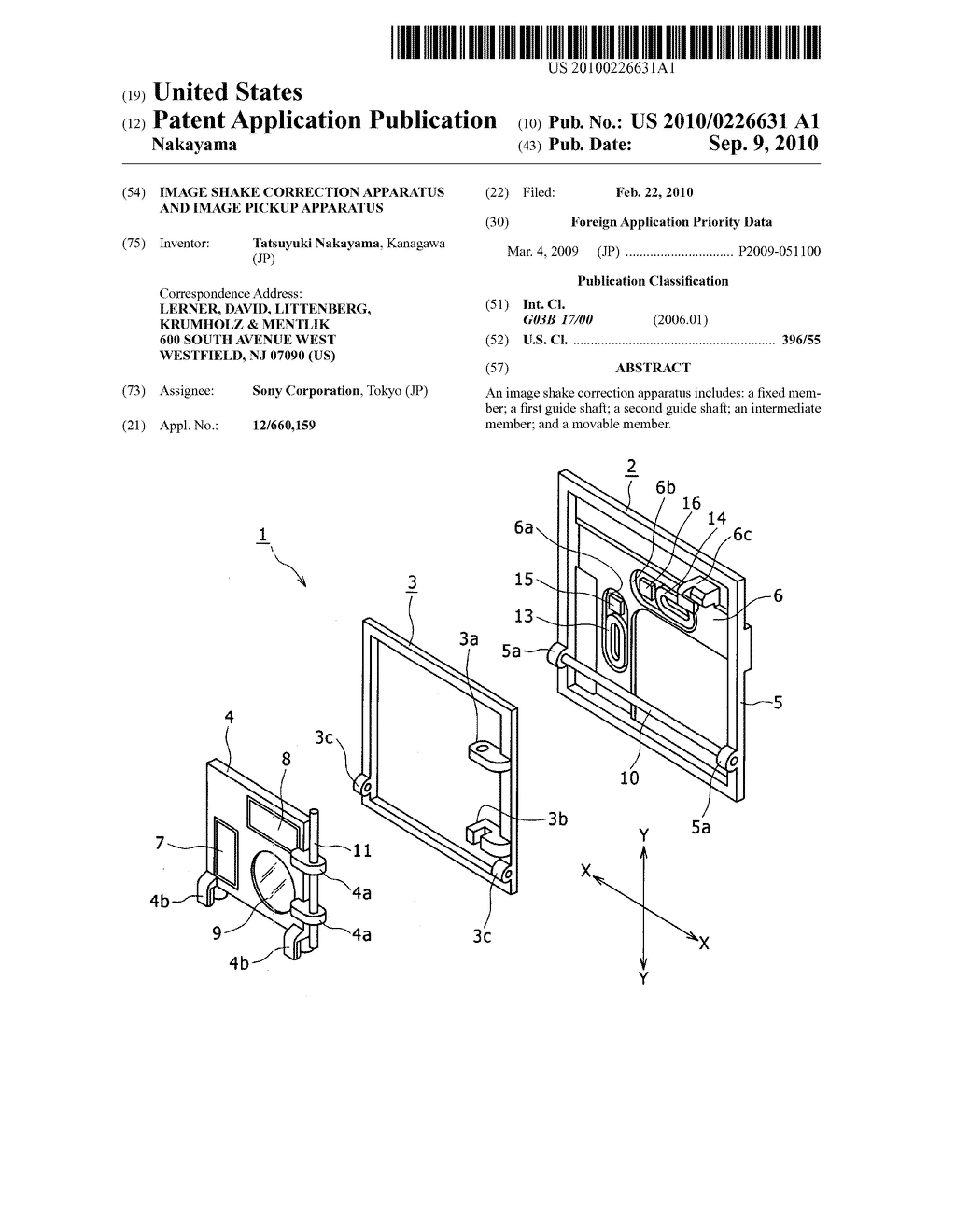 Image shake correction apparatus and image pickup apparatus - diagram, schematic, and image 01