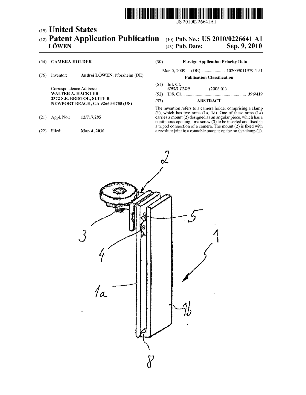 Camera Holder - diagram, schematic, and image 01